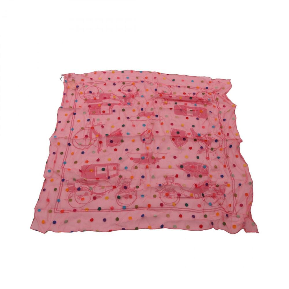 Hermes Carre 70 Muslin Scarf "LES VOITURES A TRANSFORMATION" - Silk, Viscose,...